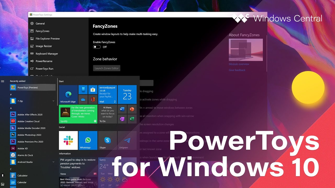 windows power toys