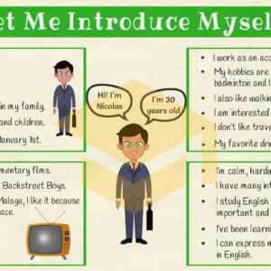 How to introduce myself