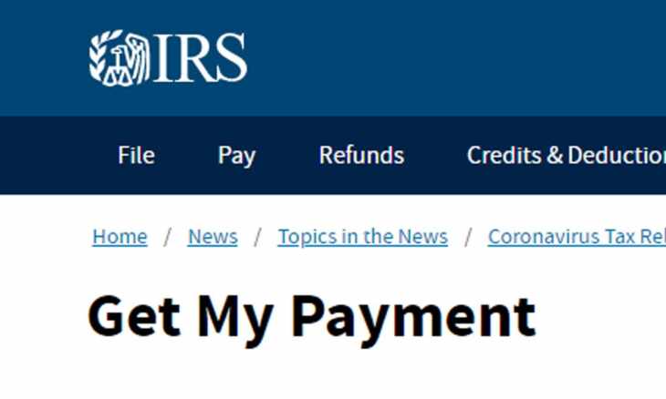 irs stimulus check portal