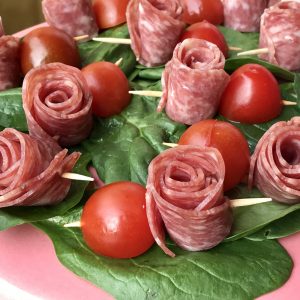 how to make a salami rose