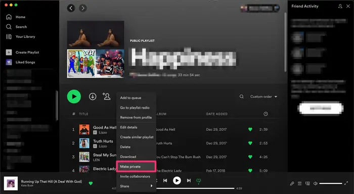How To Make Spotify Private