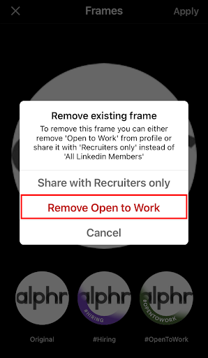 How To Remove Open To Work On Linkedin
